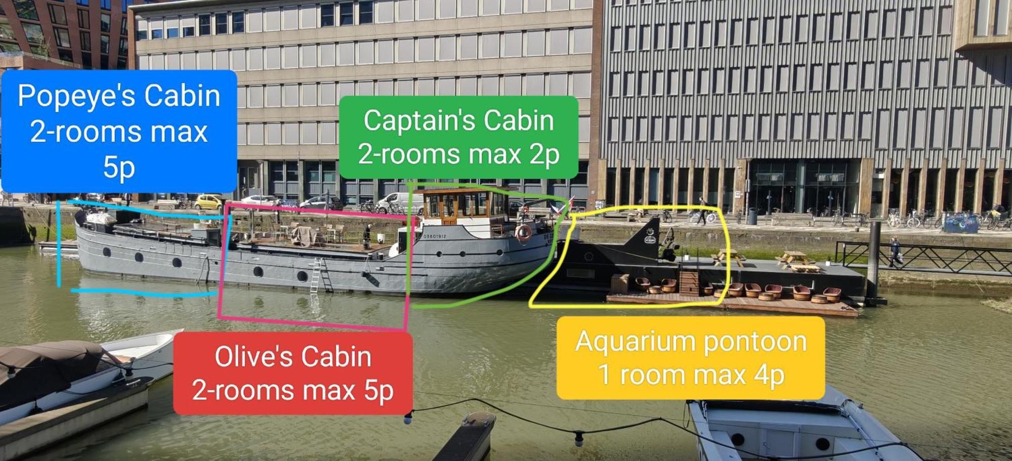 De Coaster & Aquarium Ponton Hotel Rotterdam Exterior photo